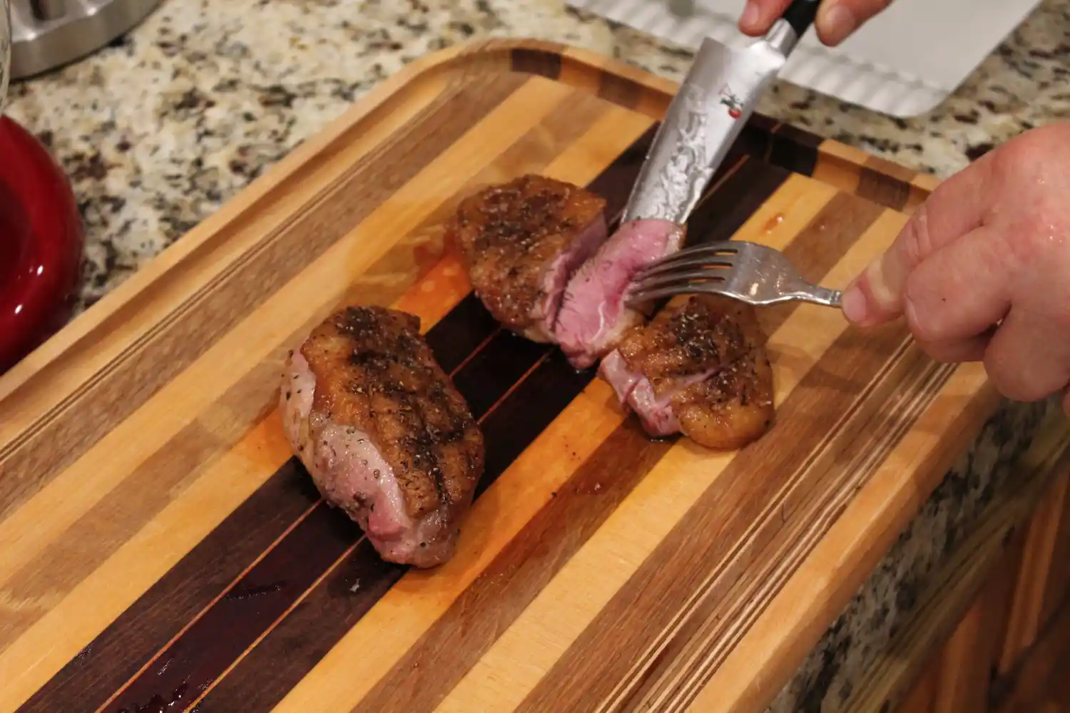 Pan-Seared Duck Breast with Blackberry Cognac Sauce